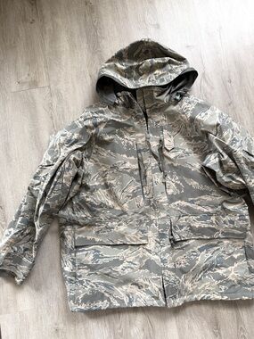 USAF APEC Parka Unisex Large Short Gore-Tex Coat Jacket ABU Military